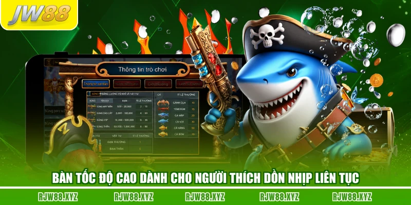 Bàn tốc độ cao dành cho người thích dồn nhịp liên tục
